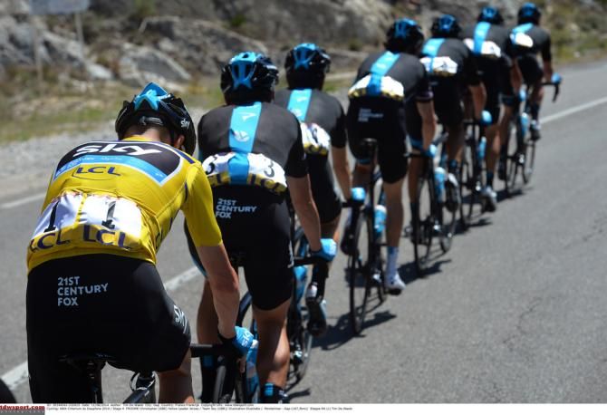 The Team Sky train