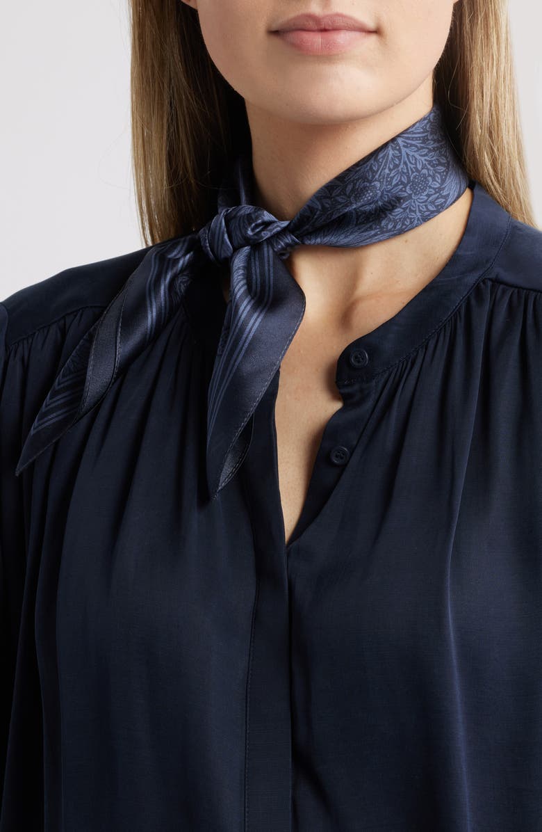 Print Silk Bandana Square Scarf