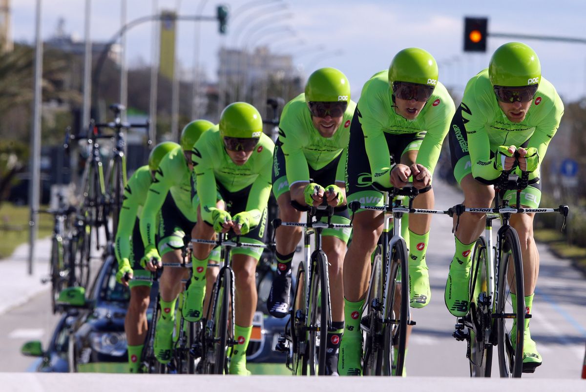 Cannondale in the Tirreno-Adriatico team time trial