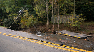 Hurricane Helene damage