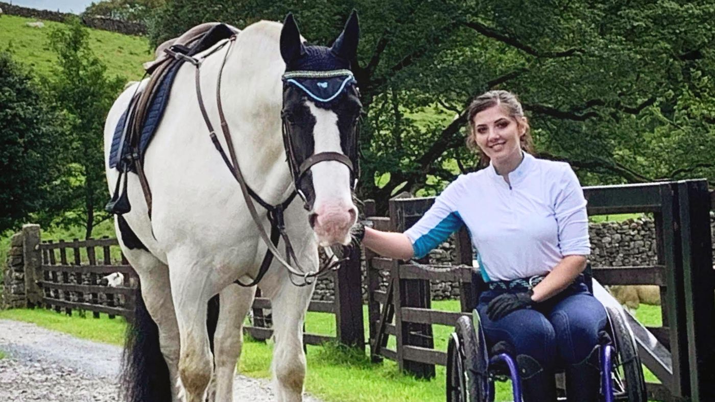 Jemima Croft has ambitions to become a disabled worker in the equestrian industry