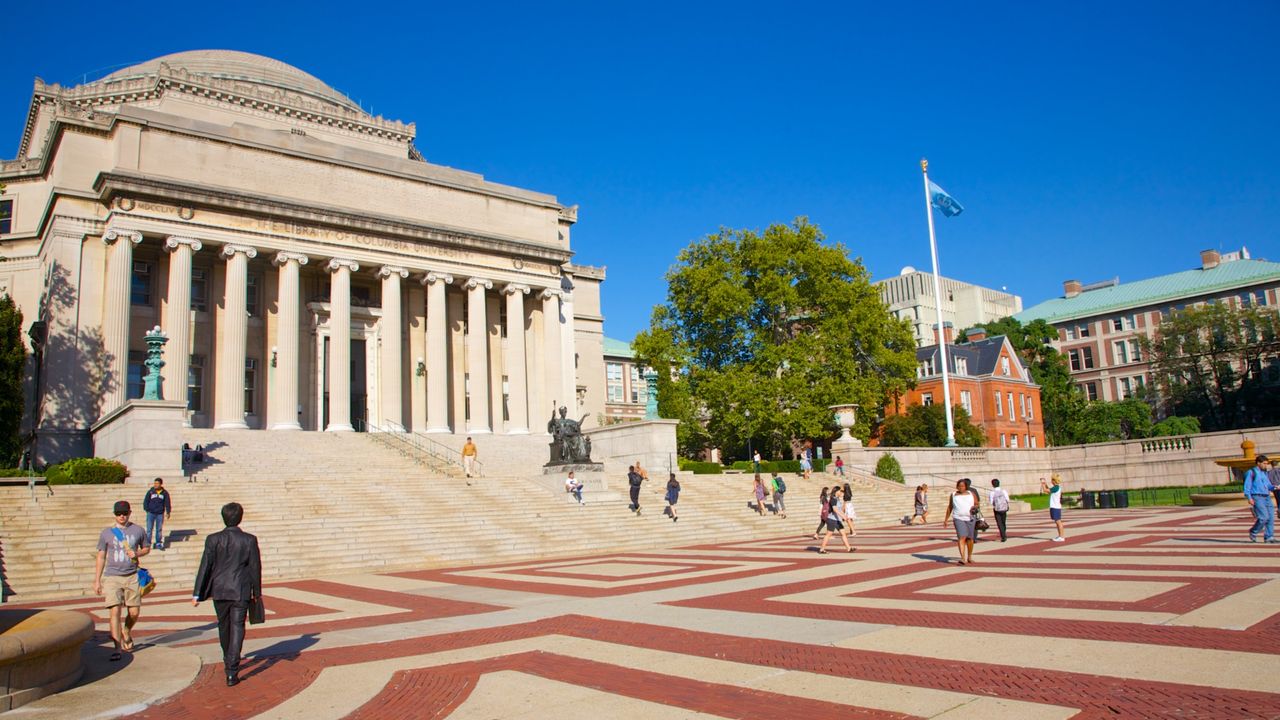 The Columbia University offices in New York City are seen in a stock photo.