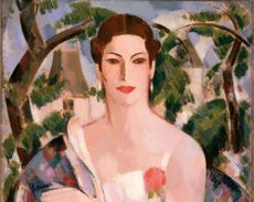 J.D. Fergusson, La Châtelaine, c. 1930.