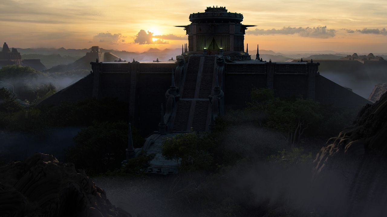 Diablo 4: Vessel of Hatred expansion concept art showing Nahantu