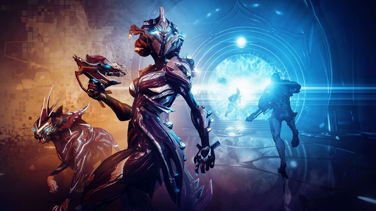 An image of Warframe for Official PlayStation Magazine