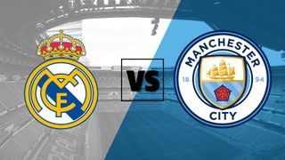 Real Madrid vs Manchester City club badges