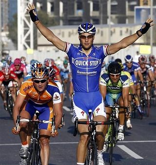 Boonen gets his first win