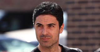 Arsenal manager Mikel Arteta arrives ahead of the English Premier League football match between Nottingham Forest and Arsenal at The City Ground in Nottingham, central England, on May 20, 2023.