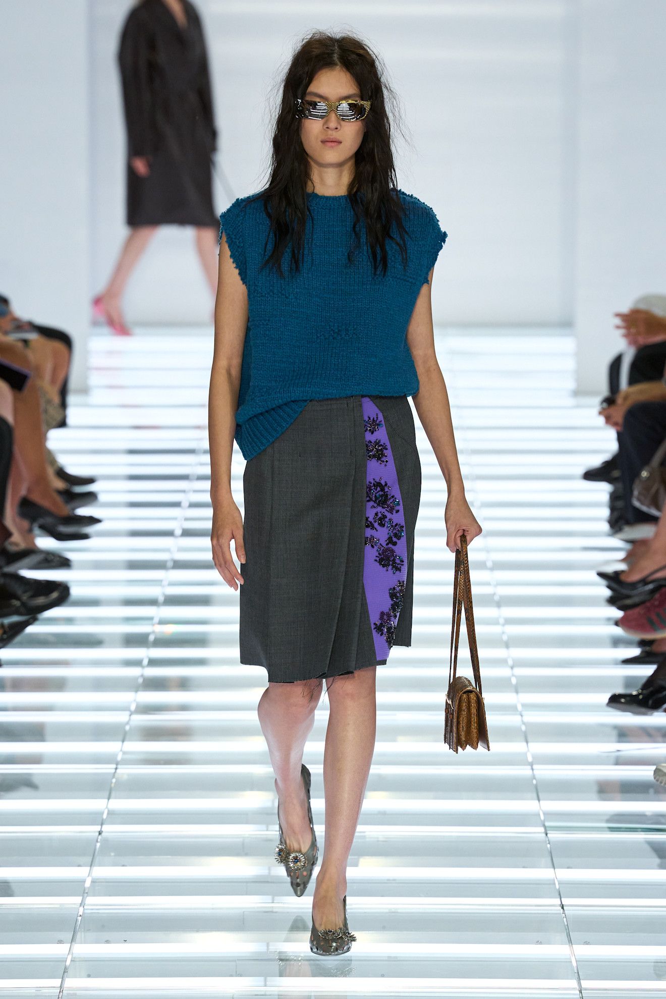 Skirt look on the Prada spring/summer 2027 runway