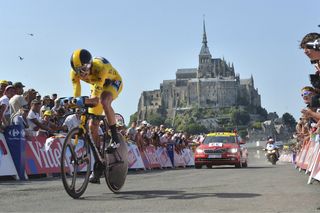 Chris Froome on stage eleven of the 2013 Tour de France