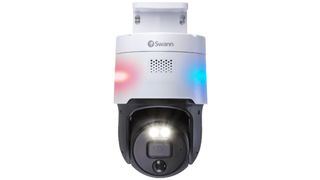 Swann SWNHD-900PT 360-degree outdoor security camera with flashing lights