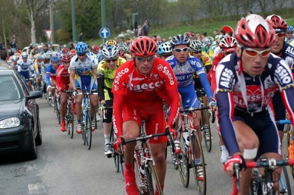 Danilo Di Luca would win the race in 2007. Here he is a few years before