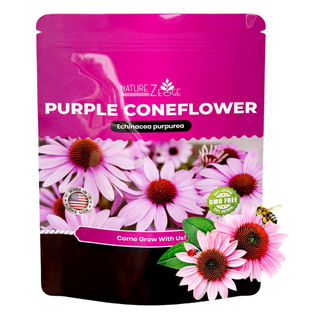 A packet of purple coneflower seeds