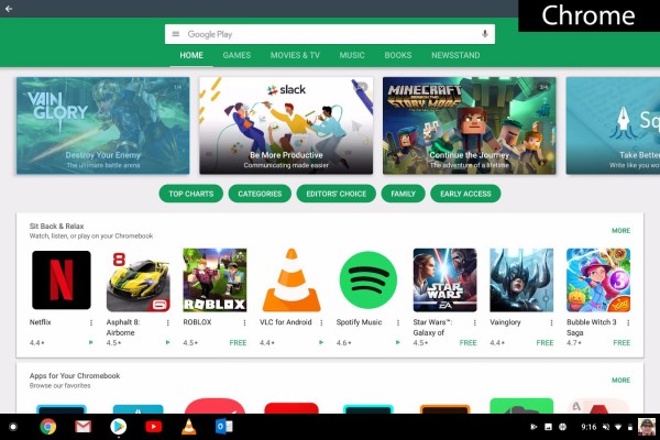 chrome google play store