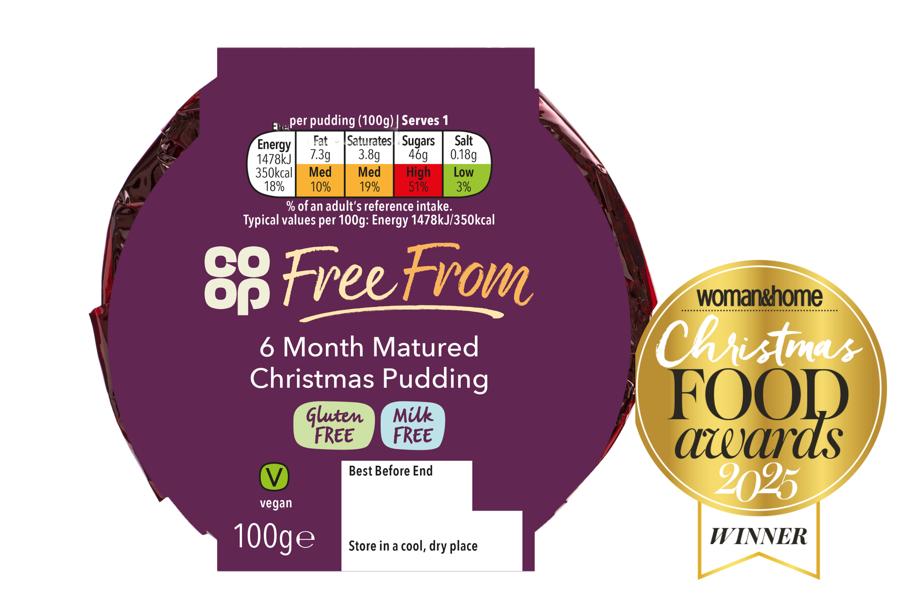 Co-op free from Christmas pudding