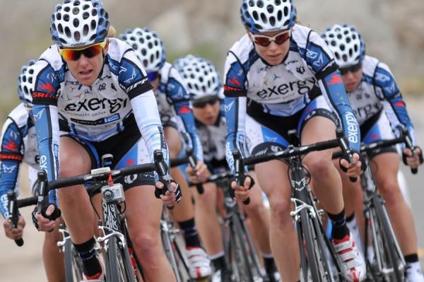 Exergy TWENTY12 riders Kristin Armstrong and Heather Logan Sprenger