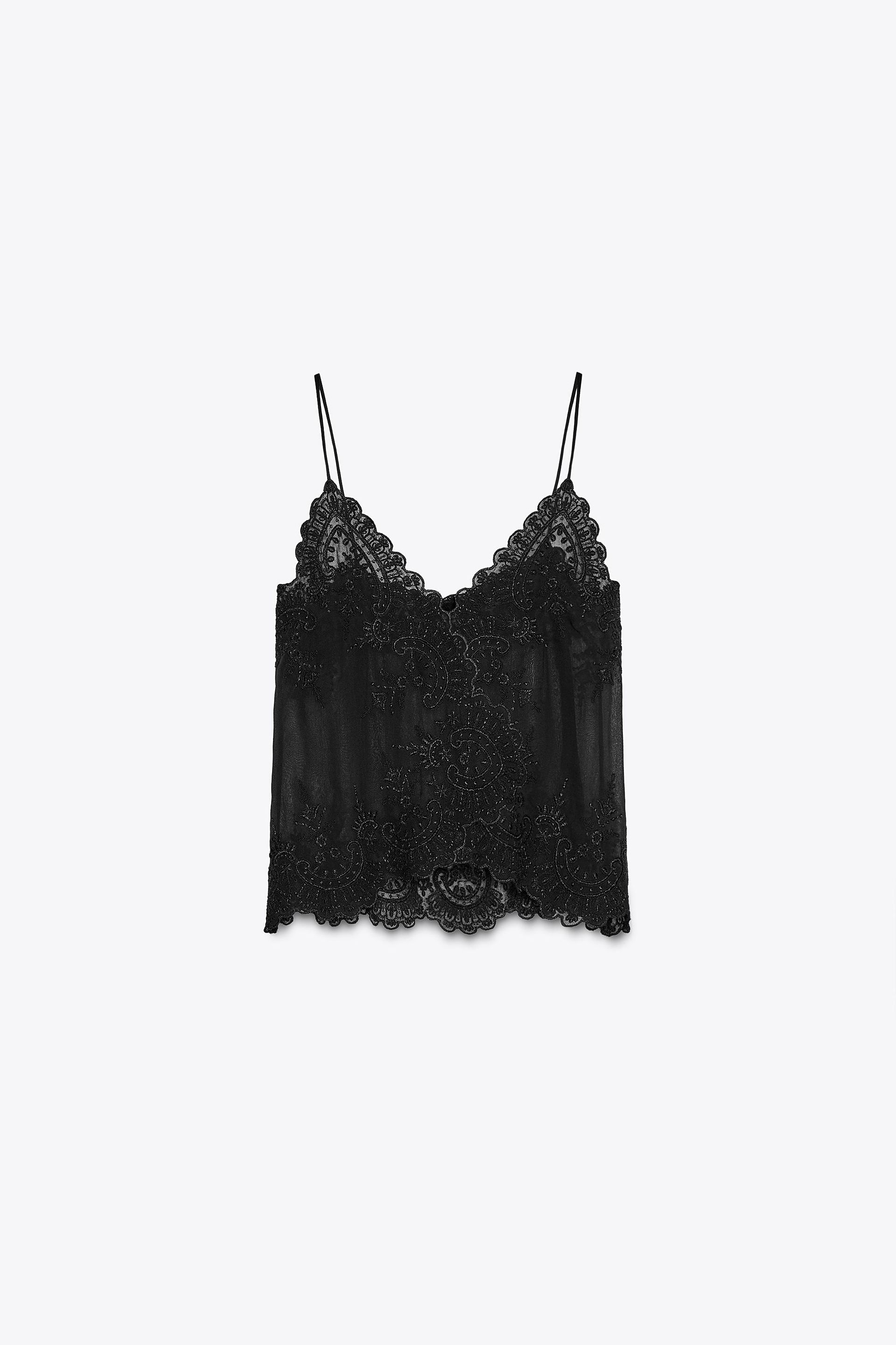 Zw Collection Lace Camisole Top