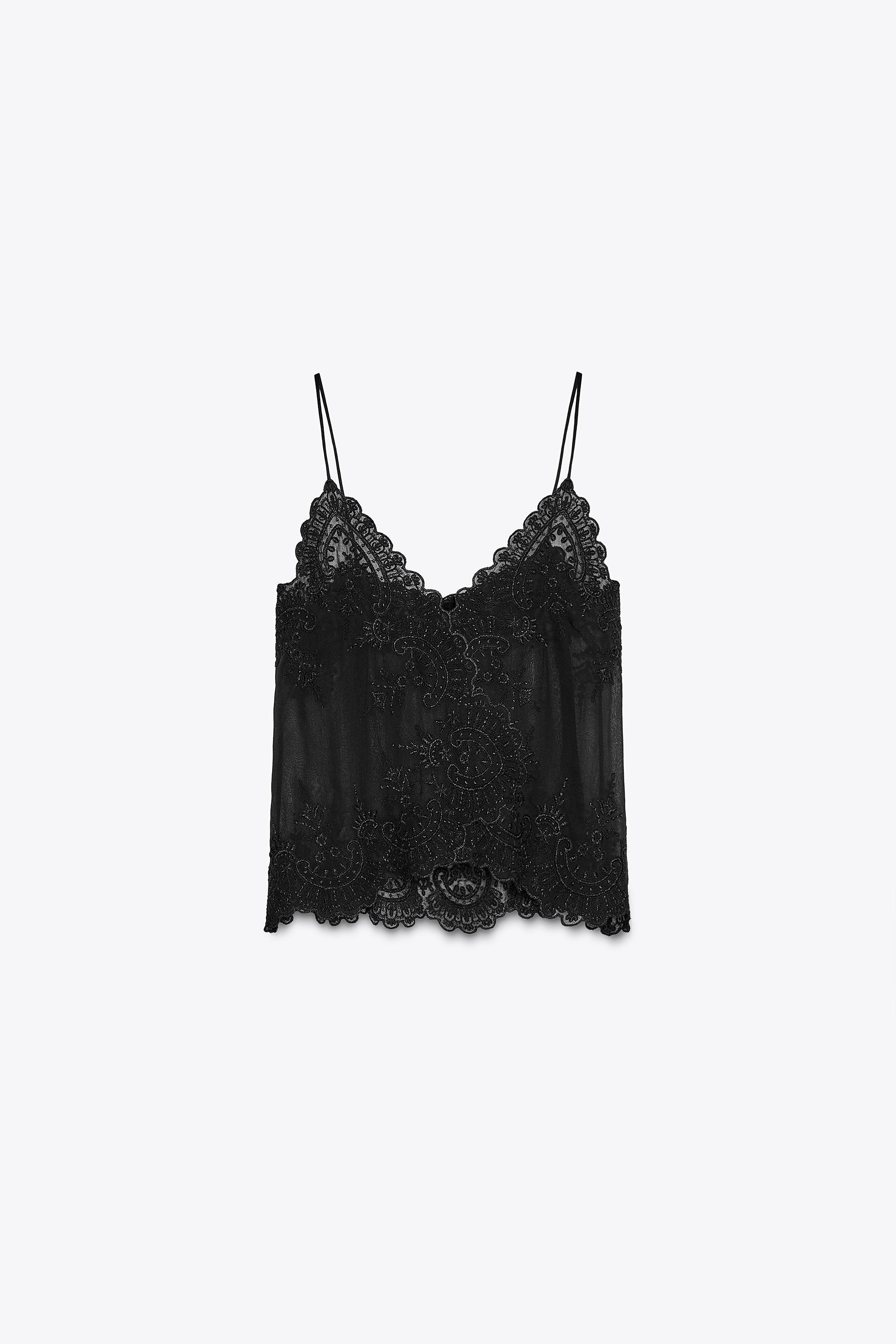 Zw Collection Lace Camisole Top