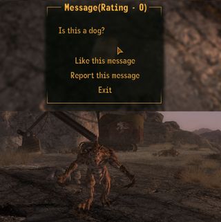 Fallout New Vegas Elden Ring Message mod