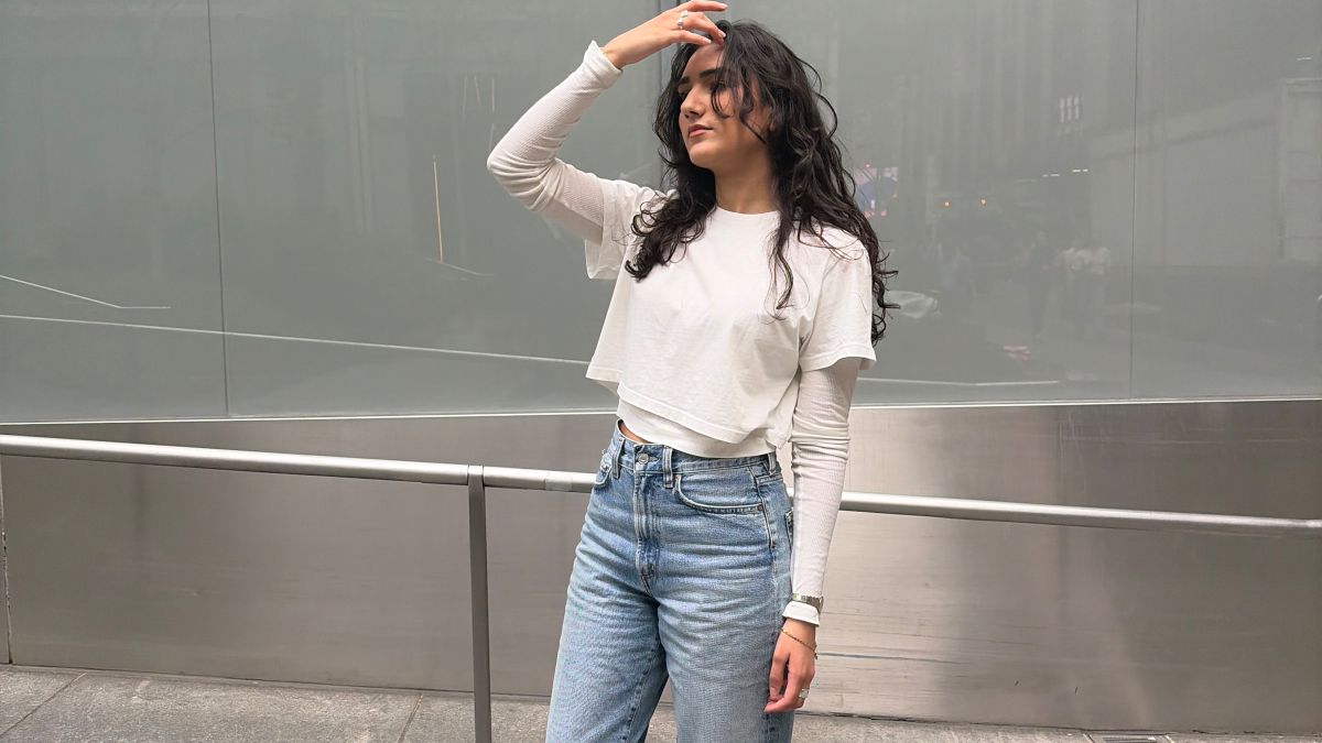 I'm a 22-year-old Fashion Editor Who's Obsessed with the '80s—Here's How I Styled Agolde's Retro-Inspired Denim