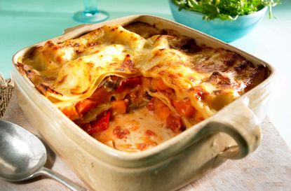 Dairy and gluten-free vegetable lasagne