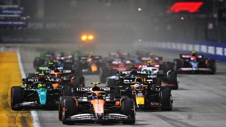 A shot from the Formula 1 Singapore Grand Prix