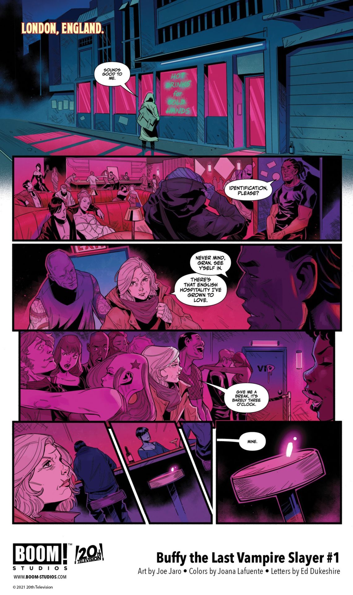 Buffy: The Last Vampire Slayer #1 page
