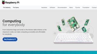 Website screenshot from Raspberry Pi OS (November 2024)