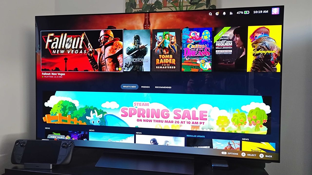 The Steam Machine is capped at 60Hz in 4K, but these are the TVs I'd actually pair with the new PC