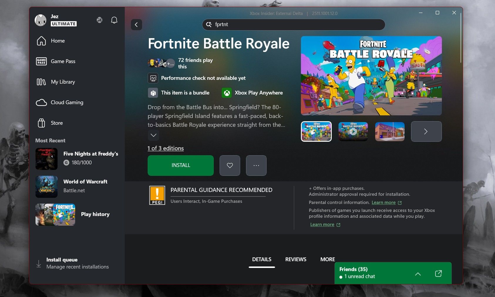Fortnite for Xbox PC and Xbox Ally devices is currently broken for many ...