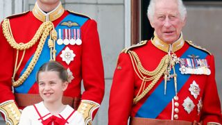 Princess Charlotte and King Charles at his coronation in May 2023