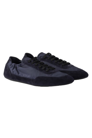 Prada Collapse Re-Nylon and Suede Sneakers