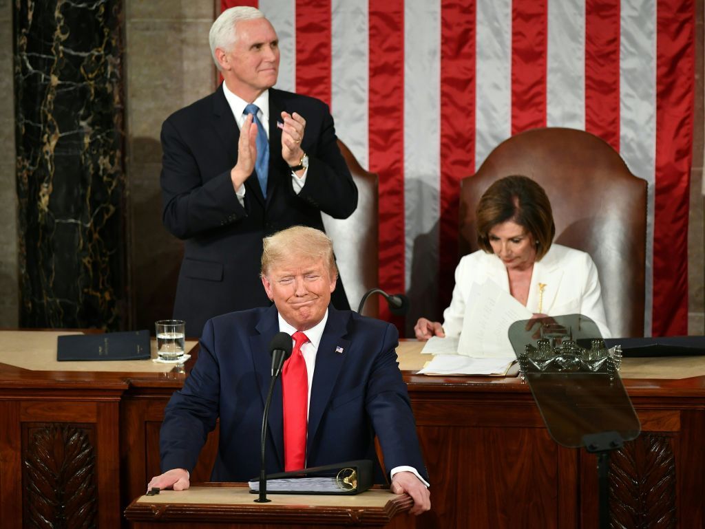 Trump giving 2020 State of the Union