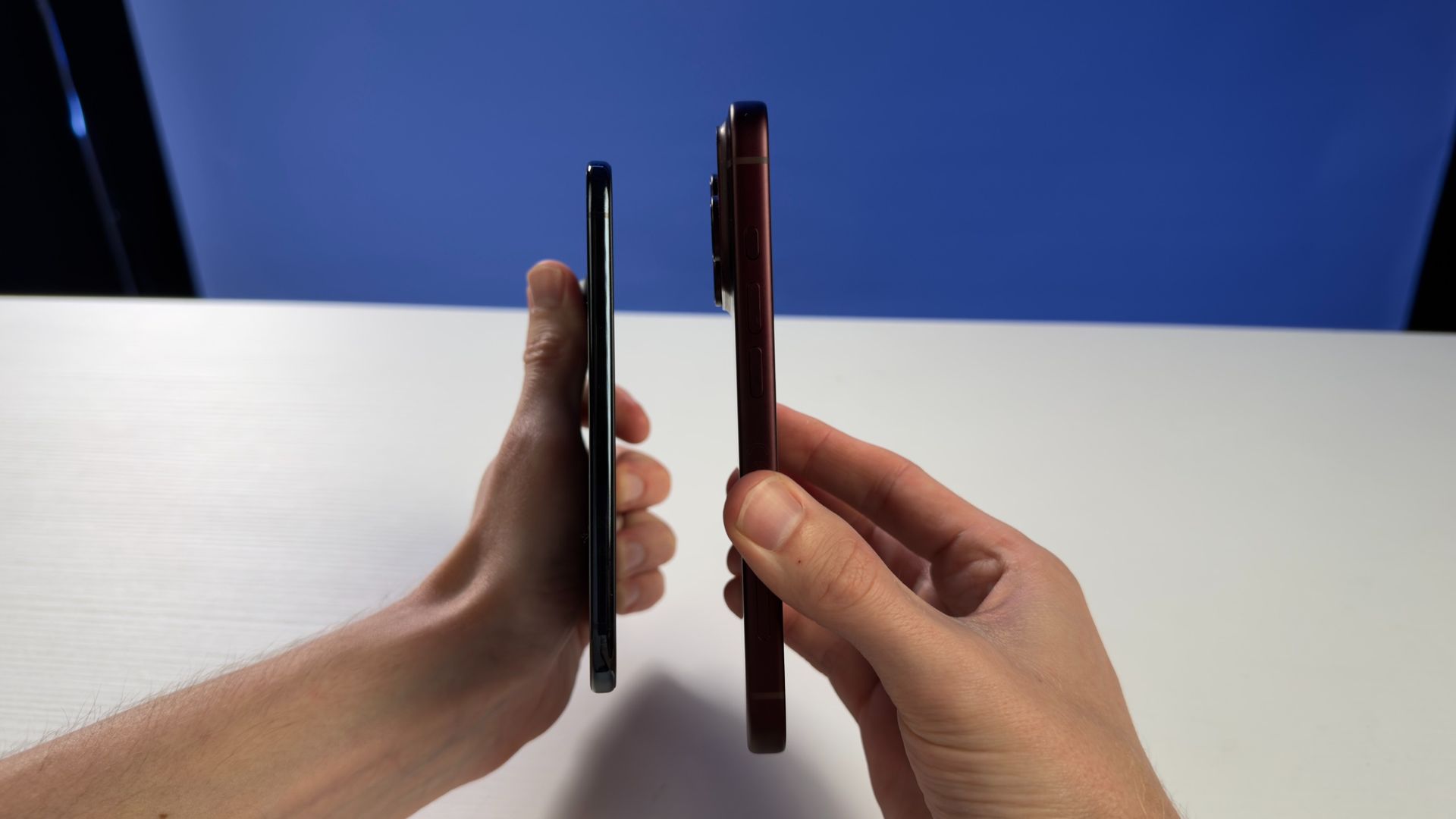 The iPhone Duo and iPhone 18 Pro being held in the hand
