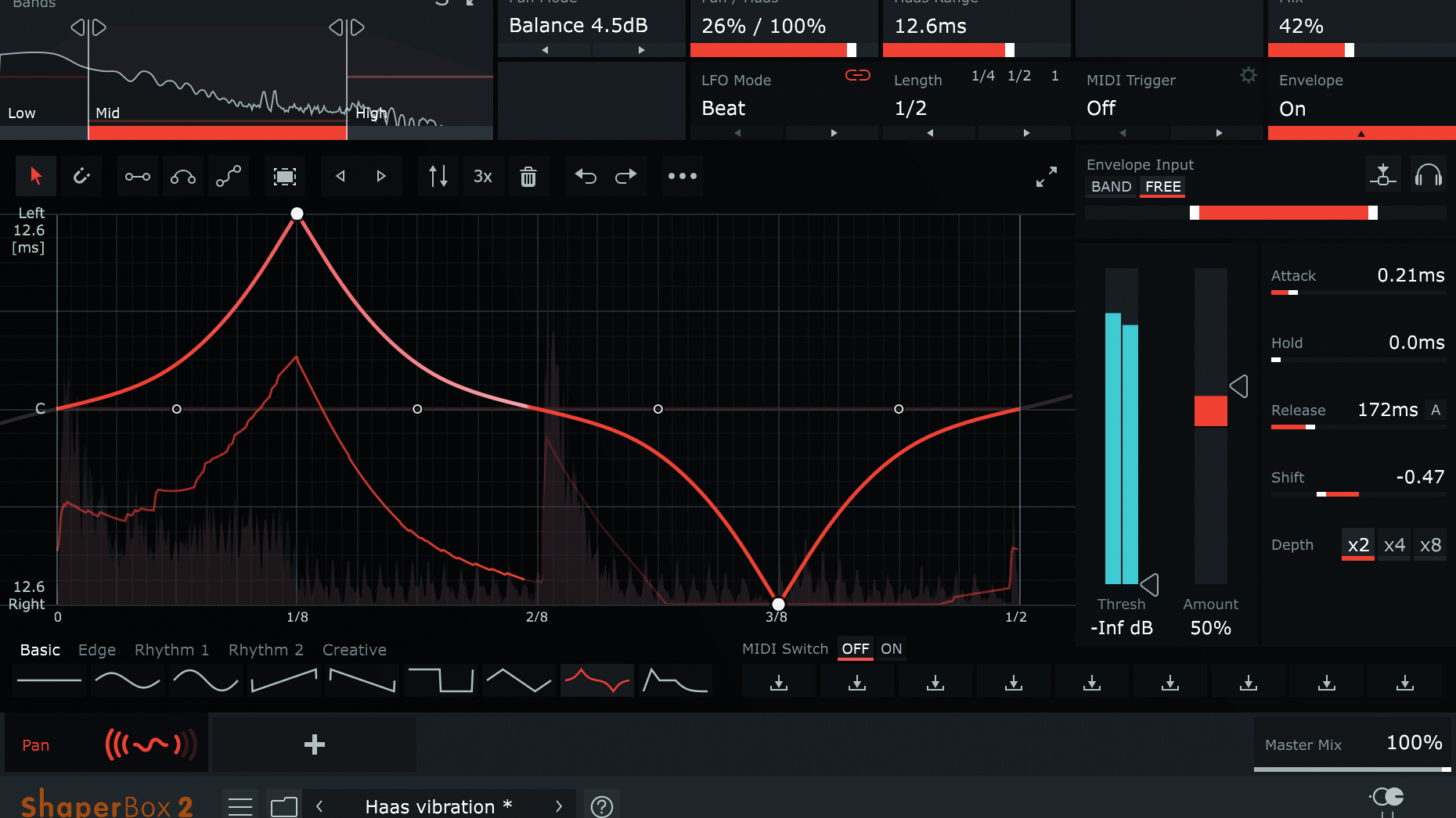 If you’re looking to add depth, panning effects like Cableguys’ PanShaper 3 can do more than reverb 