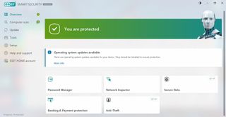 ESET antivirus screen shot