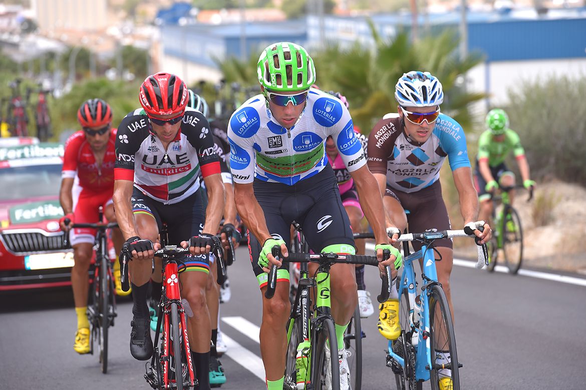 Davide Villella on stage 14 of the Vuelta a Espa&ntilde;a