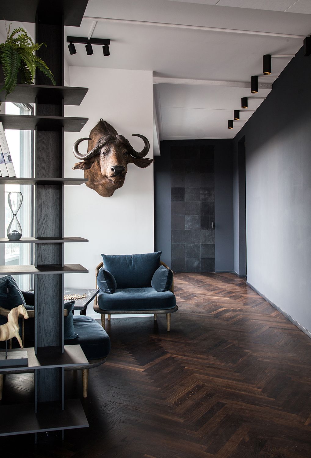 eco flooring in a modern living room