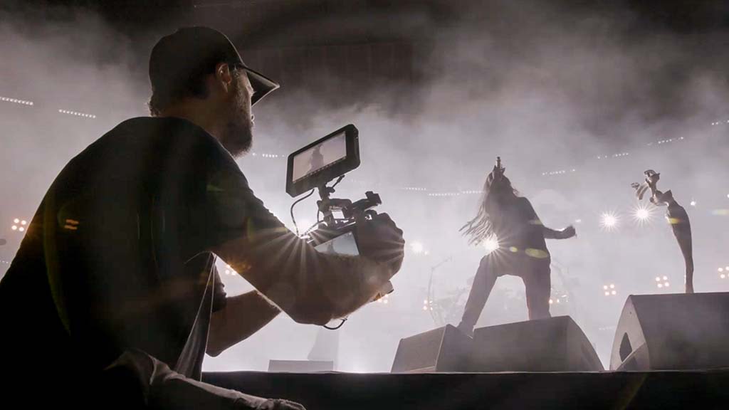 Korn concert shot on Blackmagic Design cameras and apps