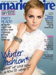 Emma Watson - PICS! Emma Watson?s pretty Marie Claire cover - Emma Watson Marie Claire - Celebrity News - Marie Claire