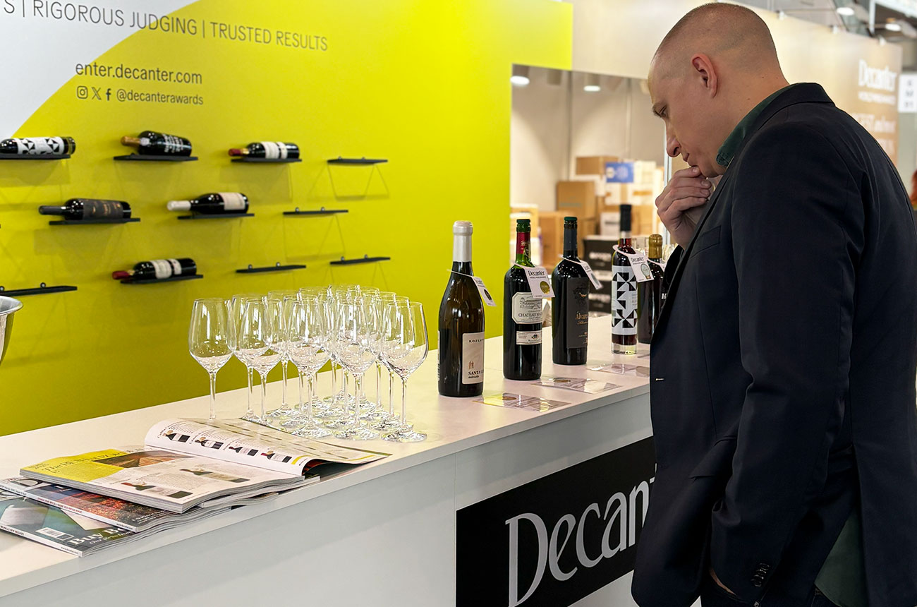Decanter stand at ProWein 2026