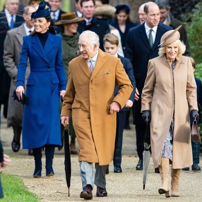 The royal family attends the Christmas Morning Service in Sandringham, Norfolk, in 2023