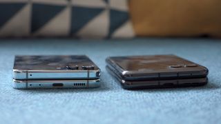 Samsung Galaxy Z Flip 5 and Motorola Razr 40 Ultra