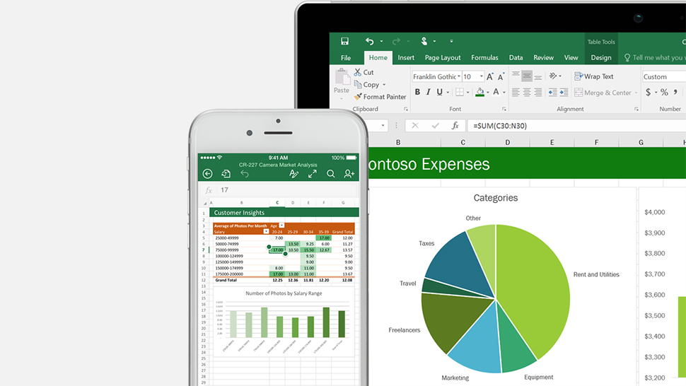 microsoft office excel templete