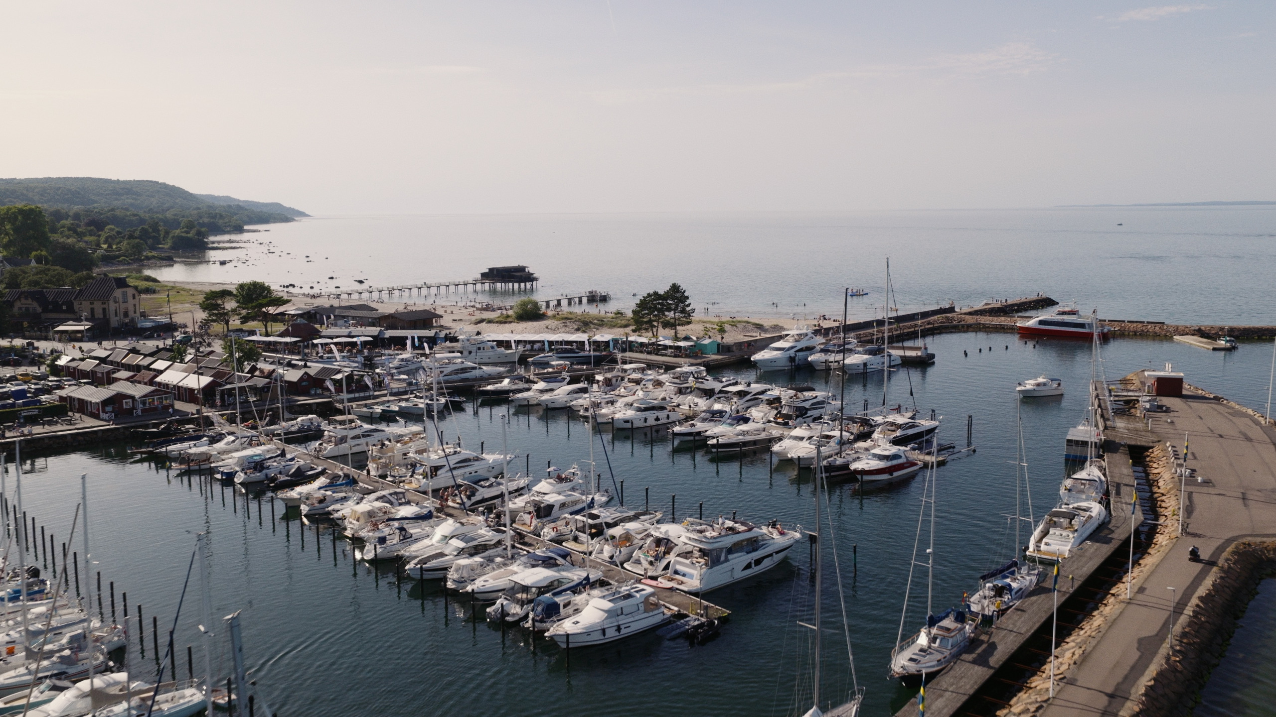The Aurora Yacht Show in B&amp;aring;stad Harbour, Sweden