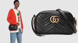 Black Gucci crossbody bag