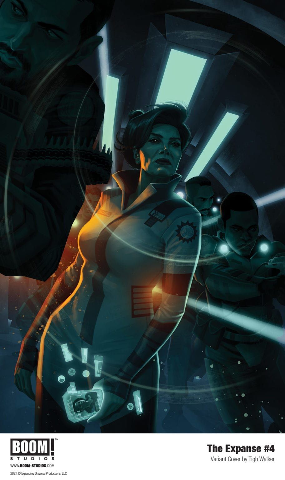 Bobbie Draper and Chrisjen Avasarala face a final threat in the climax for Boom! Studios' "The Expanse #4."
