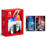 Nintendo Switch OLED | Pokémon: Shining Pearl &amp; Pokémon: Brilliant Diamond: £399.97 at Very