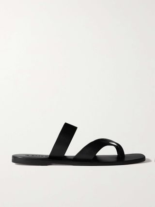 Carter Leather Slides