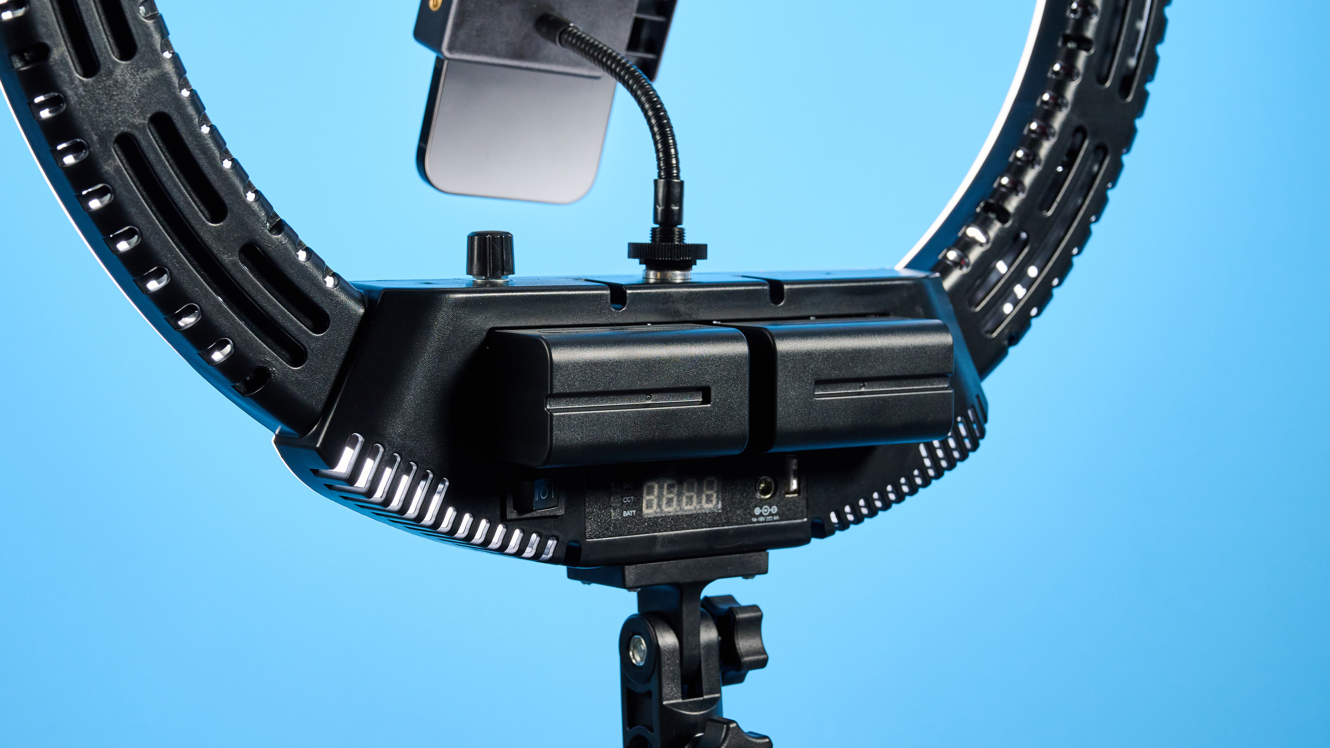 A Westcott 18-inch Bi-Color LED Kit ring light